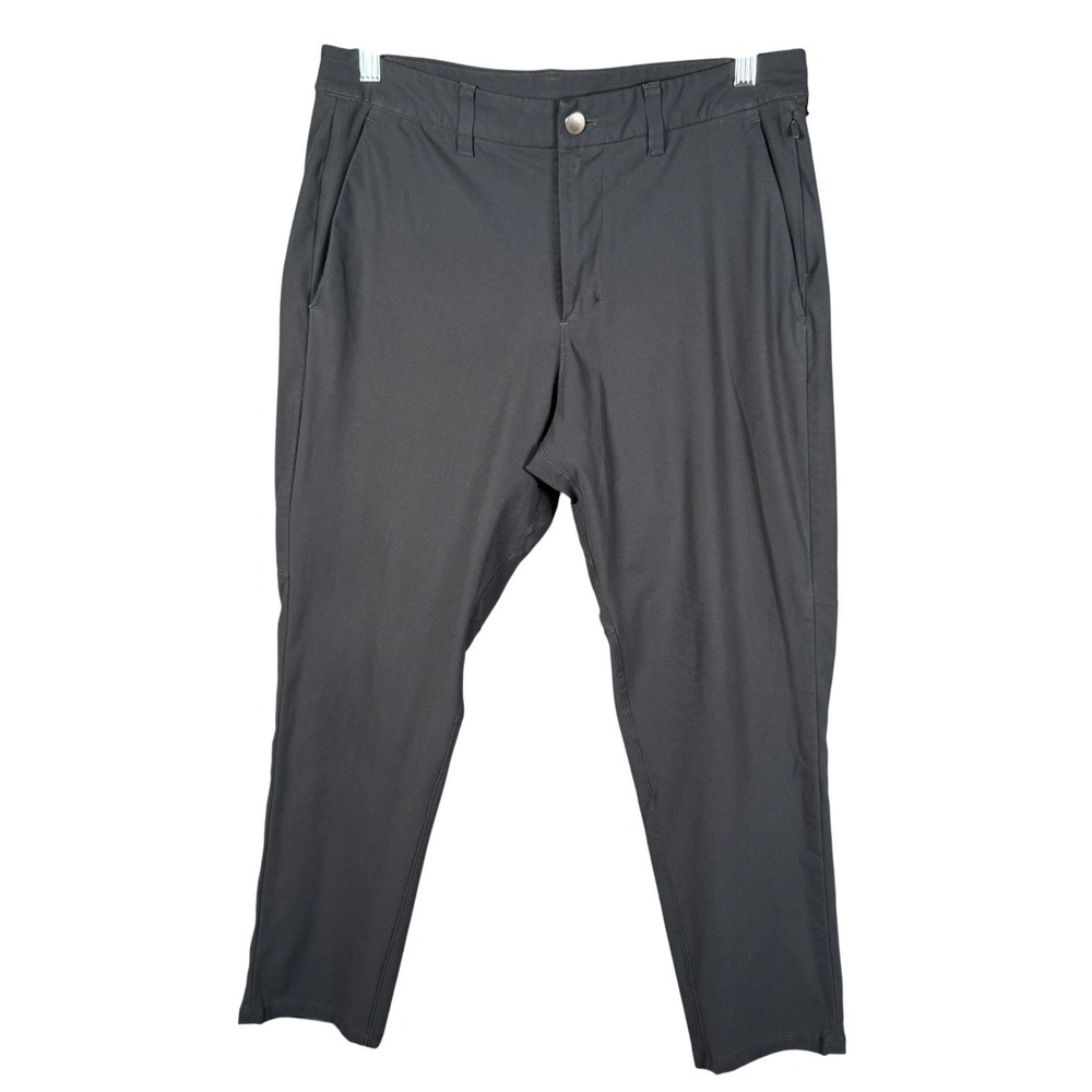 Lululemon Pants Mens 33x27 ABC Commission Warpstreme Slim‎ Gray Chino M5AF0S